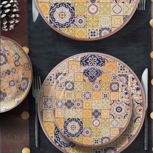 Moroccan Dinner Plates - Set of 6